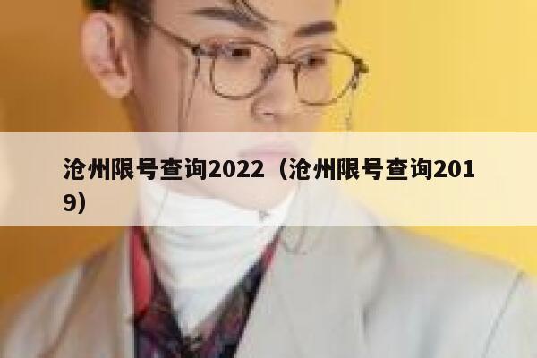 沧州限号查询2022（沧州限号查询2019） 第1张