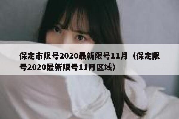 保定市限号2020最新限号11月（保定限号2020最新限号11月区域） 第1张