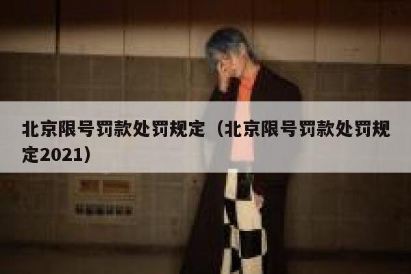 北京限号罚款处罚规定（北京限号罚款处罚规定2021） 第1张