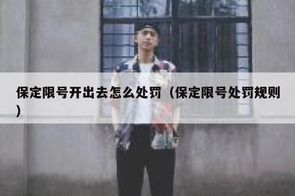 保定限号开出去怎么处罚（保定限号处罚规则） 第1张
