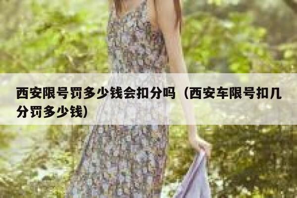 西安限号罚多少钱会扣分吗（西安车限号扣几分罚多少钱） 第1张