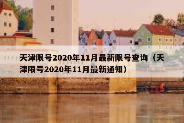 天津限号2020年11月最新限号查询（天津限号2020年11月最新通知） 第1张