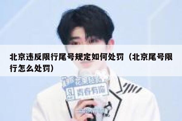 北京违反限行尾号规定如何处罚（北京尾号限行怎么处罚） 第1张