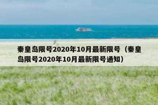 秦皇岛限号2020年10月最新限号（秦皇岛限号2020年10月最新限号通知） 第1张