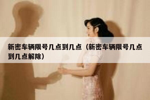 新密车辆限号几点到几点（新密车辆限号几点到几点解除） 第1张
