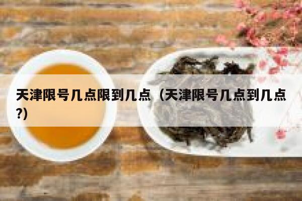 天津限号几点限到几点（天津限号几点到几点?） 第1张