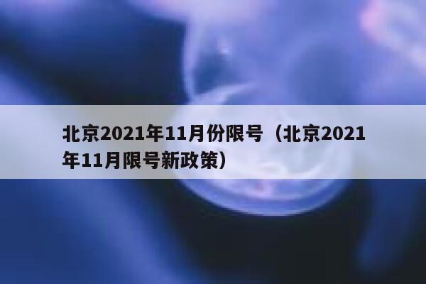 北京2021年11月份限号(北京2021年11月限号新政策) 第1张 北京2021年11月份限号(北京2021年11月限号新政策) 第1张