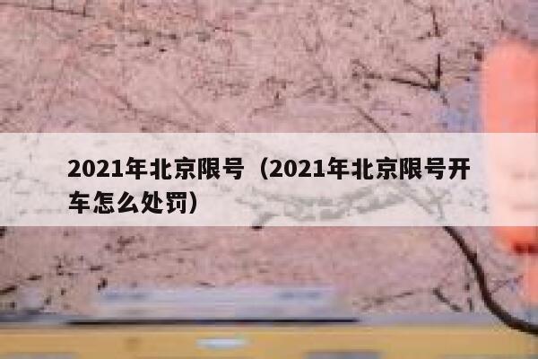 2021年北京限号(2021年北京限号开车怎么处罚) 第1张 2021年北京限号(2021年北京限号开车怎么处罚) 第1张