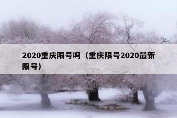 2020重庆限号吗（重庆限号2020最新限号） 第1张