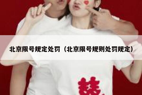 北京限号规定处罚（北京限号规则处罚规定） 第1张