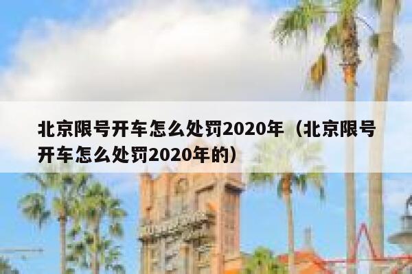 北京限号开车怎么处罚2020年（北京限号开车怎么处罚2020年的） 第1张