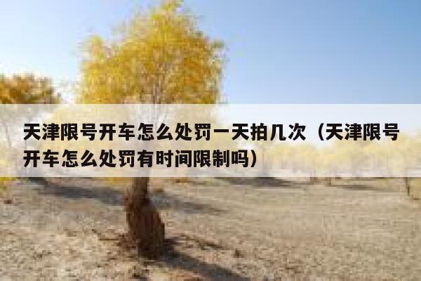 天津限号开车怎么处罚一天拍几次(天津限号开车怎么处罚有时间限制吗) 第1张 天津限号开车怎么处罚一天拍几次(天津限号开车怎么处罚有时间限制吗) 第1张