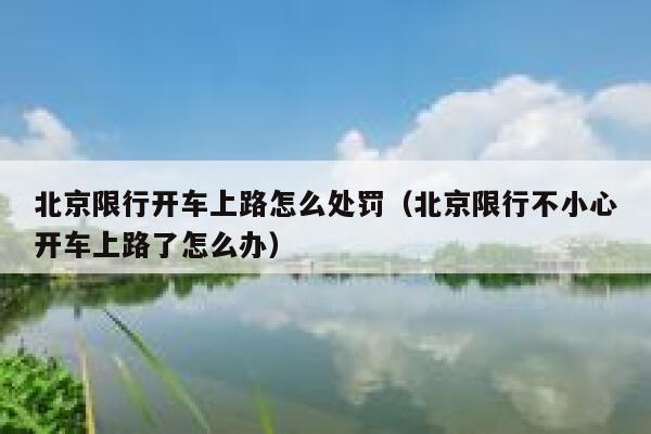 北京限行开车上路怎么处罚（北京限行不小心开车上路了怎么办） 第1张