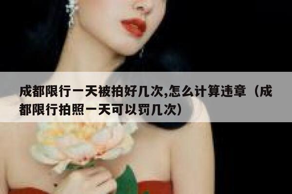 成都限行一天被拍好几次,怎么计算违章（成都限行拍照一天可以罚几次） 第1张