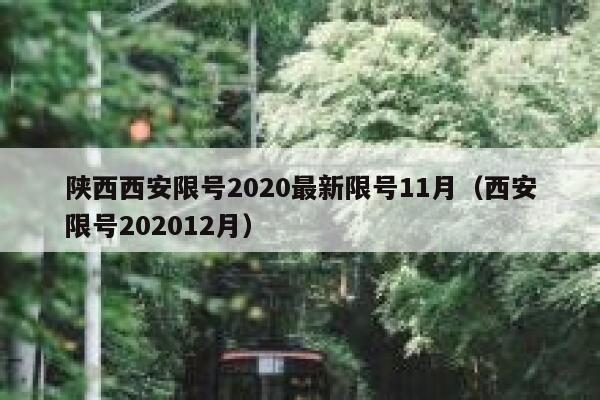 陕西西安限号2020最新限号11月（西安限号202012月） 第1张