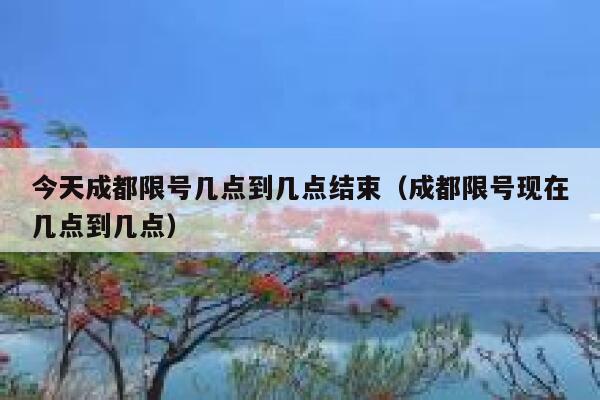 今天成都限号几点到几点结束（成都限号现在几点到几点） 第1张