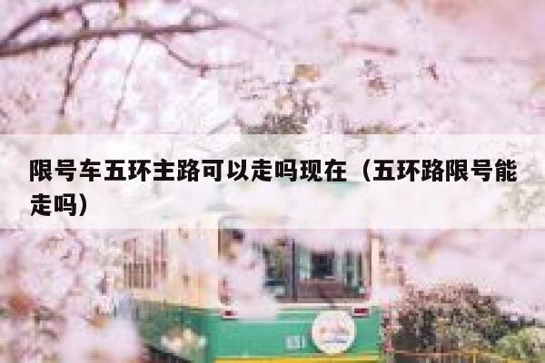 限号车五环主路可以走吗现在（五环路限号能走吗） 第1张