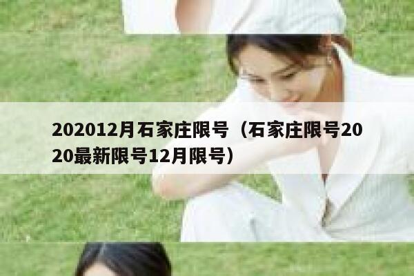 202012月石家庄限号（石家庄限号2020最新限号12月限号） 第1张