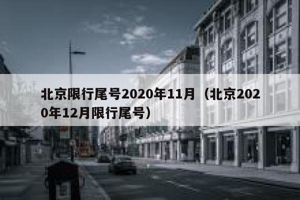 北京限行尾号2020年11月（北京2020年12月限行尾号） 第1张