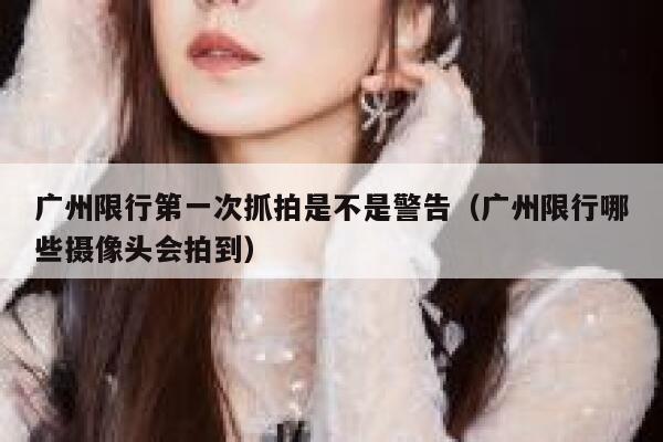 广州限行第一次抓拍是不是警告（广州限行哪些摄像头会拍到） 第1张