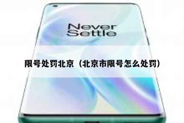 限号处罚北京（北京市限号怎么处罚） 第1张