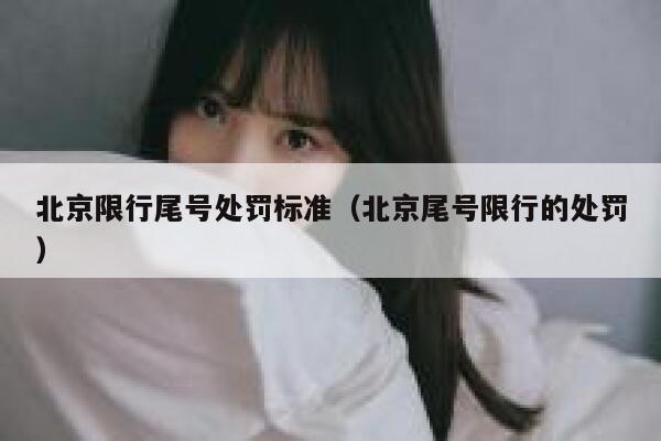 北京限行尾号处罚标准(北京尾号限行的处罚) 第1张 北京限行尾号处罚标准(北京尾号限行的处罚) 第1张