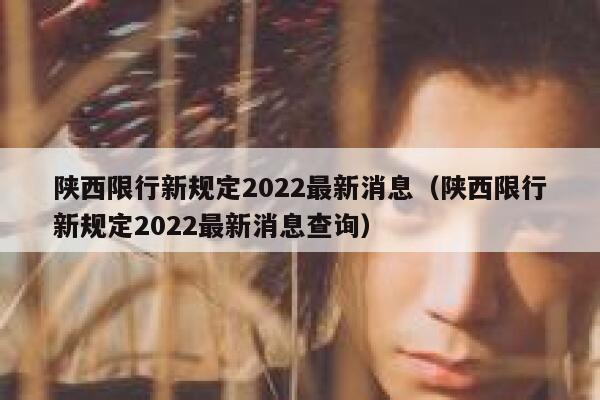 陕西限行新规定2022最新消息（陕西限行新规定2022最新消息查询） 第1张