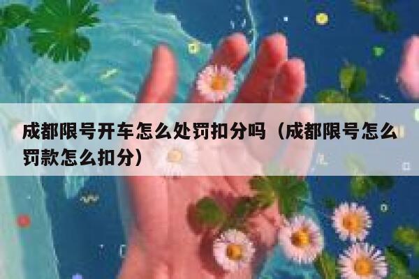 成都限号开车怎么处罚扣分吗（成都限号怎么罚款怎么扣分） 第1张