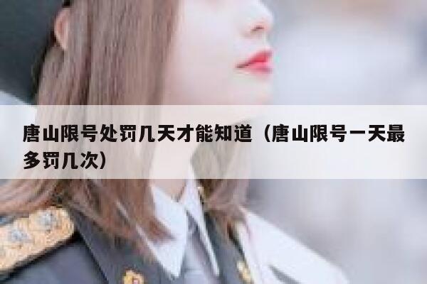 唐山限号处罚几天才能知道(唐山限号一天最多罚几次) 第1张 唐山限号处罚几天才能知道(唐山限号一天最多罚几次) 第1张