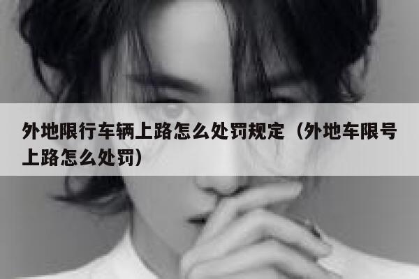 外地限行车辆上路怎么处罚规定（外地车限号上路怎么处罚） 第1张