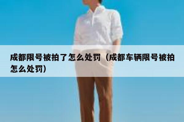 成都限号被拍了怎么处罚（成都车辆限号被拍怎么处罚） 第1张