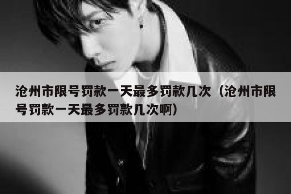 沧州市限号罚款一天最多罚款几次（沧州市限号罚款一天最多罚款几次啊） 第1张