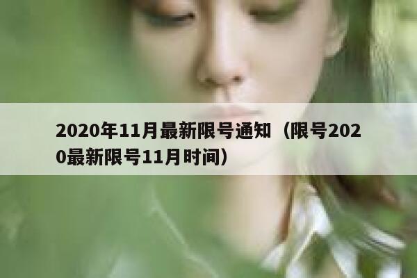 2020年11月最新限号通知（限号2020最新限号11月时间） 第1张