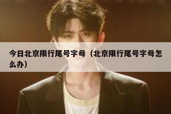 今日北京限行尾号字母（北京限行尾号字母怎么办） 第1张