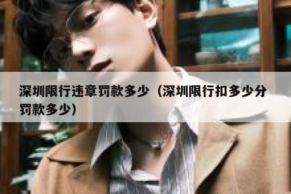 深圳限行违章罚款多少（深圳限行扣多少分 罚款多少） 第1张