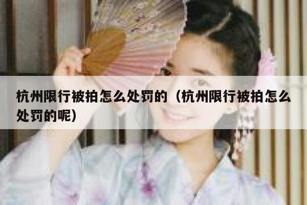 杭州限行被拍怎么处罚的（杭州限行被拍怎么处罚的呢） 第1张