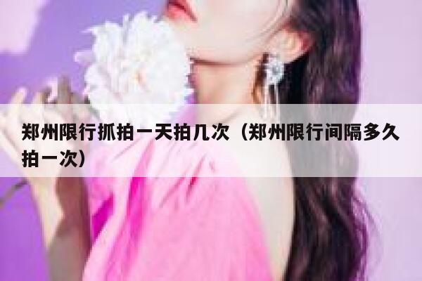 郑州限行抓拍一天拍几次（郑州限行间隔多久拍一次） 第1张
