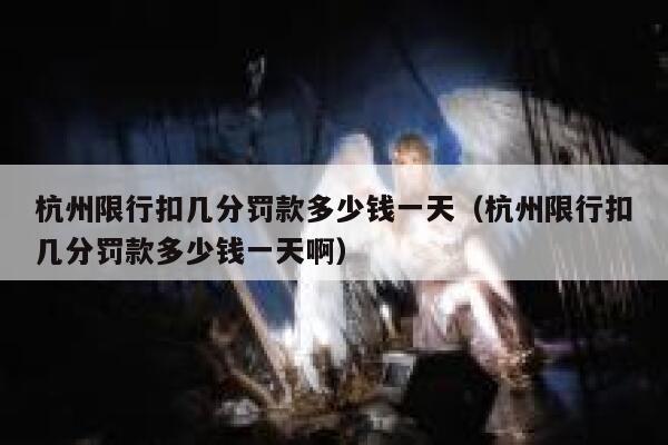 杭州限行扣几分罚款多少钱一天（杭州限行扣几分罚款多少钱一天啊） 第1张