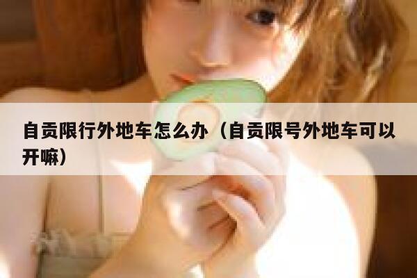 自贡限行外地车怎么办（自贡限号外地车可以开嘛） 第1张
