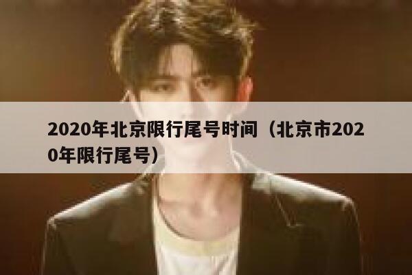 2020年北京限行尾号时间（北京市2020年限行尾号） 第1张