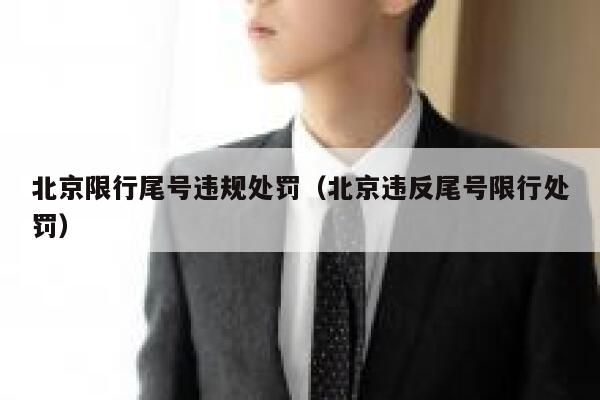 北京限行尾号违规处罚（北京违反尾号限行处罚） 第1张