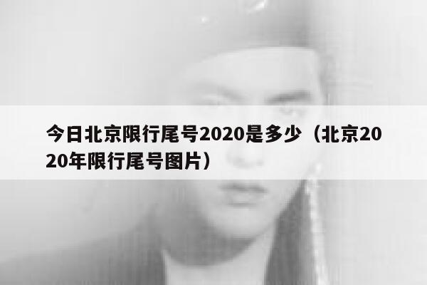 今日北京限行尾号2020是多少（北京2020年限行尾号图片） 第1张