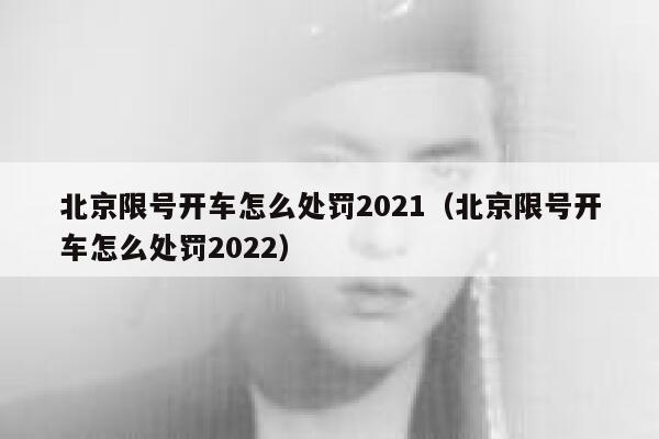 北京限号开车怎么处罚2021（北京限号开车怎么处罚2022） 第1张