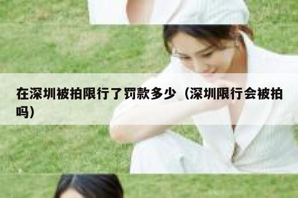 在深圳被拍限行了罚款多少（深圳限行会被拍吗） 第1张