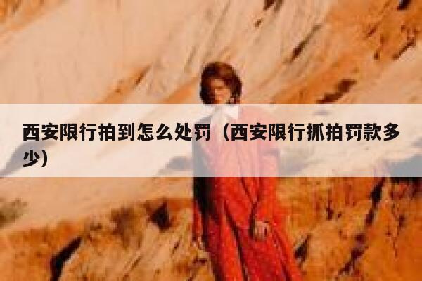 西安限行拍到怎么处罚（西安限行抓拍罚款多少） 第1张