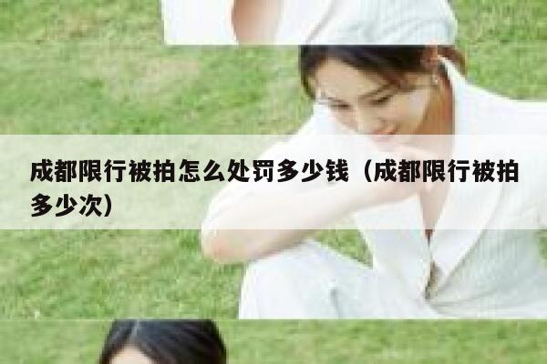 成都限行被拍怎么处罚多少钱（成都限行被拍多少次） 第1张