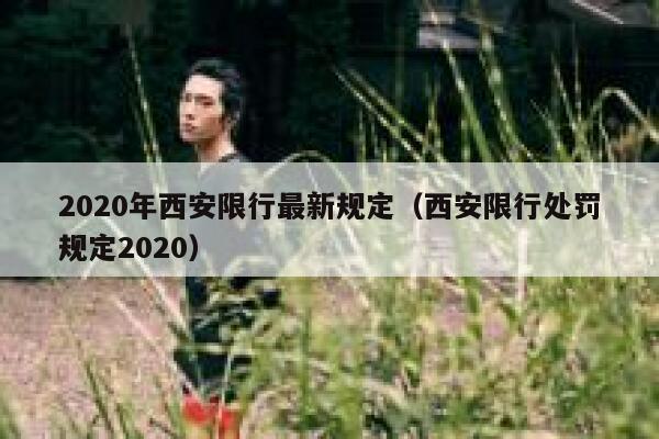 2020年西安限行最新规定（西安限行处罚规定2020） 第1张