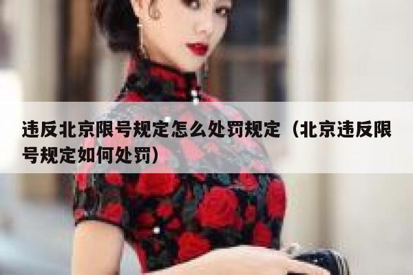 违反北京限号规定怎么处罚规定（北京违反限号规定如何处罚） 第1张