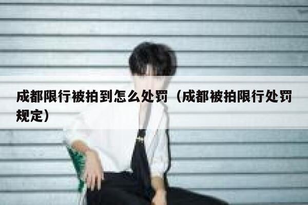 成都限行被拍到怎么处罚（成都被拍限行处罚规定） 第1张