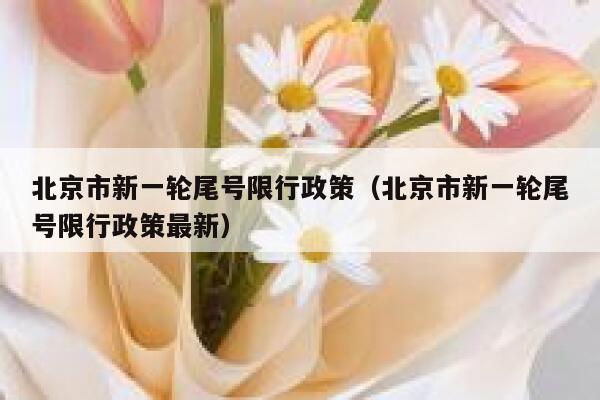 北京市新一轮尾号限行政策（北京市新一轮尾号限行政策最新） 第1张